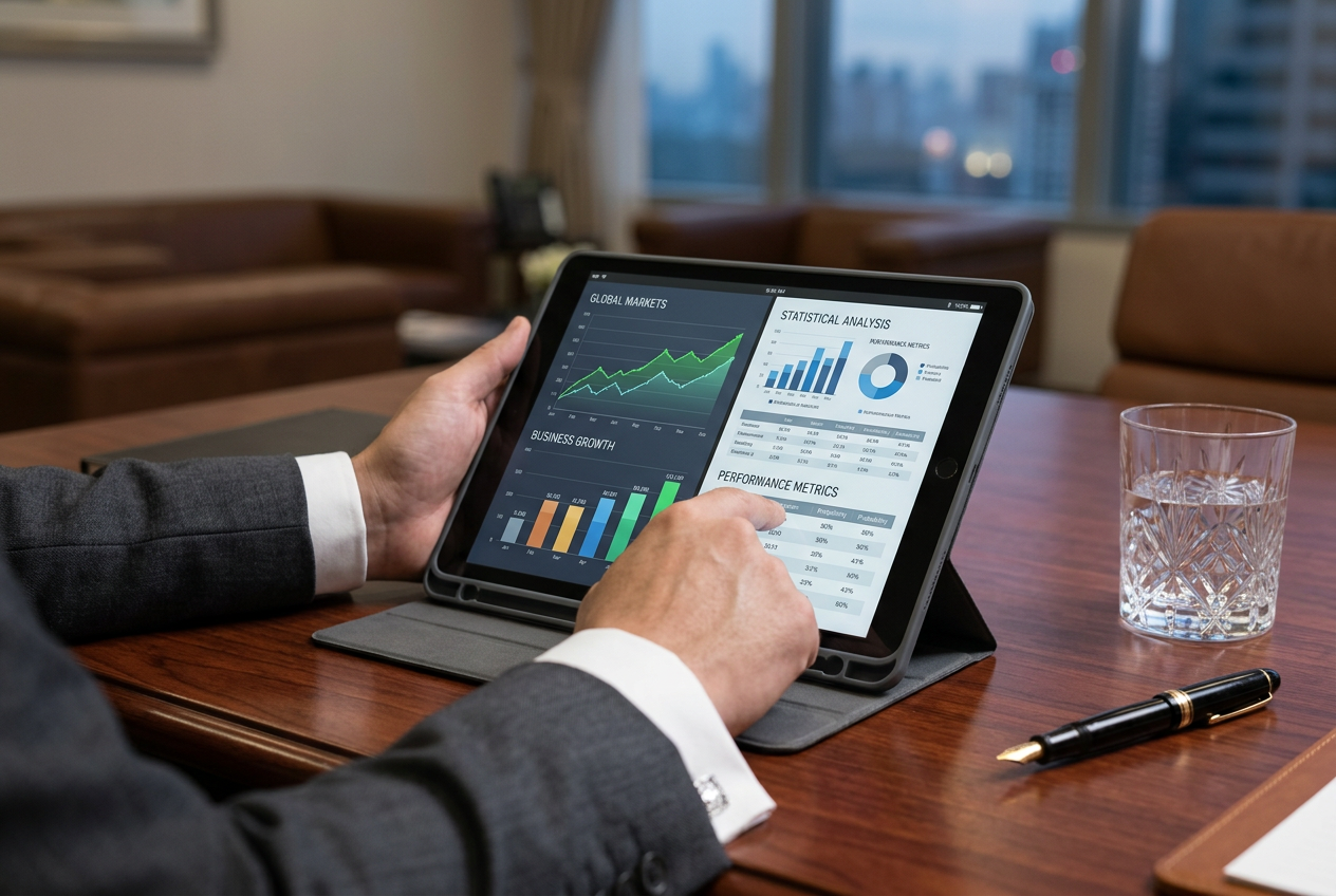Professional setting showing strategic financial planning for casino play